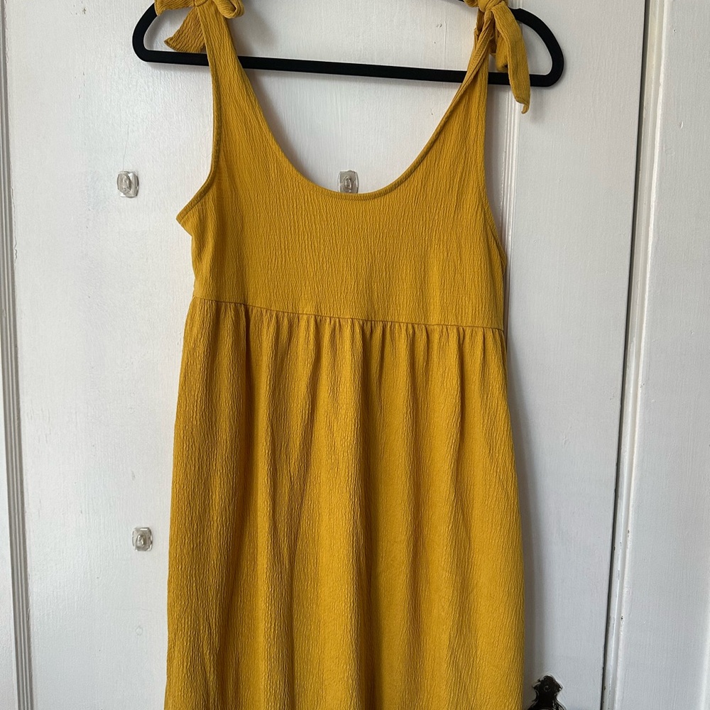 Wild Fable Yellow Sundress Casual Sleeveless Scoop Neck